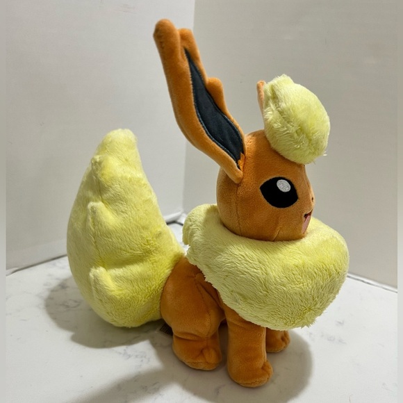 Big Pokemon Fluffy Yellow and Brown Plush Toy. Used excellent conditions. - Picture 2 of 6